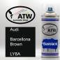 Preview: Audi, Barcellona Brown, LY8A: 400ml Sprühdose, von ATW Autoteile West.